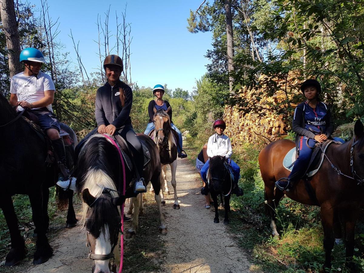 Gite Equestre Domaine Des Crins - Monpazier Capdrot Exterior photo